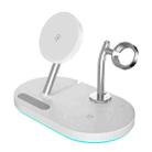 S20 4 in 1 15W Multifunctional Magnetic Wireless Charger with Night Light & Holder for Mobile Phones / AirPods(White) - 1
