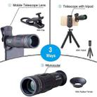 APEXEL APL-T18XBZJ5 4 in 1 18X Telescope + 0.63X Wide Lens + 198 Degrees Fisheye Lens + 15X Macro Lens Universal External Camera Phone Lens - 6