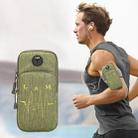 Universal 6.2 inch or Under Phone Zipper Double Bag Multi-functional Sport Arm Case with Earphone Hole, For iPhone, Samsung, Sony, Oneplus, Xiaomi, Huawei, Meizu, Lenovo, ASUS, Cubot, Ulefone, Letv, DOOGEE, Vkworld, and other Smartphones(Green) - 1