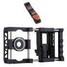 PAPHOTO Universal Portable Adjustable Mobile Phone Cage + 0.45X Wide Angle Lens + MACRO Lens + Belt - 5