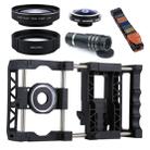 PAPHOTO Universal Adjustable Mobile Phone Cage+0.45X Wide Angle Lens+MACRO Lens+Belt+Telephoto Telescope+Fisheye Lens - 5