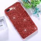 For iPhone 8 Plus & 7 Plus Colorful Sequins Paste Protective Back Cover Case (Red) - 1