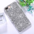 For iPhone 8 Plus & 7 Plus Colorful Sequins Paste Protective Back Cover Case (Silver) - 1