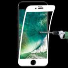0.1mm 9H Full Screen Flexible Fiber Tempered Glass Film for iPhone 8 Plus & 7 Plus(White) - 1