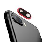 Back Camera Bezel with Lens Cover for iPhone 8 Plus (Red) - 1