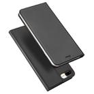 DUX DUCIS Skin Pro Series Horizontal Flip PU + TPU Leather Case for iPhone 8 Plus & 7 Plus , with Holder & Card Slots (Grey) - 1