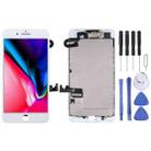 TFT LCD Screen for iPhone 8 Plus with Digitizer Full Assembly include Front Camera (White) - 1