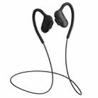BTH-Y9 Ultra-light Ear-hook Wireless V4.1 Bluetooth Earphones with Mic(Black) - 1