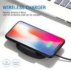 QK11 10W ABS + PC Fast Charging Qi Wireless Charger Pad(Black) - 4
