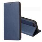 Dermis Texture PU Horizontal Flip Leather Case for iPhone 7 Plus / 8 Plus, with Holder & Card Slots & Wallet(Blue) - 1
