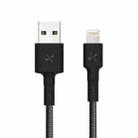 Original Xiaomi youpin ZMI MFI Certificated Braided 1m ZMI 8 Pin to USB Data Cable Charge Cord(Black) - 1