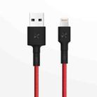 Original Xiaomi youpin ZMI MFI Certificated Braided 1m ZMI 8 Pin to USB Data Cable Charge Cord(Red) - 1