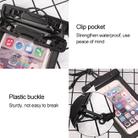 PVC Transparent Universal IPX8 Waterproof Bag with Lanyard for Smart Phones below 6.3 inch (Blue) - 3