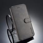 DG.MING Retro Oil Side Horizontal Flip Case for iPhone 8 Plus & 7 Plus, with Holder & Card Slots & Wallet (Black) - 1