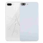 Back Cover with Adhesive for iPhone 8 Plus (White) - 1