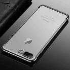 CAFELE For iPhone 8 Plus & 7 Plus Color Electroplating TPU Soft Protective Back Cover Case(Silver) - 1