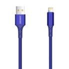 JOYROOM S-M364 1m Intelligent Poweroff 8 Pin Data Sync Charge Cable for iPhone, iPad(Blue) - 1