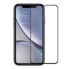 For iPhone XR ENKAY Hat-Prince 0.26mm 9H 6D Curved Full Screen Tempered Glass Film (Black) - 1
