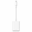 8 Pin to SD Card Camera Reader Adapter, Support iOS 9.2 or Above (White) - 1