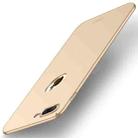 MOFI for iPhone 8 Plus Frosted PC Ultra-thin Edge Fully Wrapped Up Protective Case Back Cover (Gold) - 1