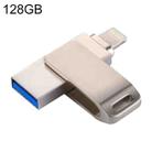 RQW-10G 2 in 1 USB 2.0 & 8 Pin 128GB Flash Drive, for iPhone & iPad & iPod & Most Android Smartphones & PC Computer - 1