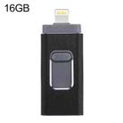 easyflash RQW-01B 3 in 1 USB 2.0 & 8 Pin & Micro USB 16GB Flash Drive(Black) - 1