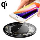 Baseus Simple Round Aluminium Alloy + Glass 10W Max Qi Wireless Charger Pad(Black) - 1