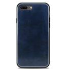MOFI for iPhone 8 Plus & 7 Plus Shockproof PU Paste PC Protective Back Case(Blue) - 1