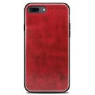 MOFI for iPhone 8 Plus & 7 Plus Shockproof PU Paste PC Protective Back Case(Red) - 1