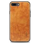 MOFI for iPhone 8 Plus & 7 Plus Shockproof PU Paste PC Protective Back Case(Light Brown) - 1