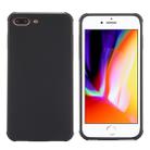 For iPhone 8 Plus & 7 Plus Dropproof Protective Soft TPU Back Case Cover(Black) - 1