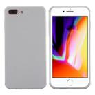 For iPhone 8 Plus & 7 Plus Dropproof Protective Soft TPU Back Case Cover(Grey) - 1