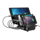 ORICO DUK-5P 40W 5 USB Ports Smart Charging Station with Phone & Tablet Stand(Black) - 1