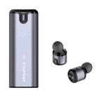 AWEI T8 Mini 2 in 1 Headset Wireless Bluetooth V4.2 In-ear Stereo Earphone with Mic & Charging Dock Case, For iPhone, Samsung, Huawei, Xiaomi, HTC and Other Smartphones (Grey) - 2