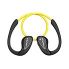 AWEI A880BL Waterproof Sports Bluetooth CSR4.1 Earphone Wireless Stereo Headset With NFC Function(Yellow) - 1