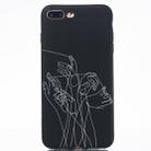 Five Hands Painted Pattern Soft TPU Case for iPhone 8 Plus & 7 Plus - 1
