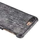 For iPhone 8 Plus & 7 Plus PC Twinkle Stripes Pattern Protective Back Cover Case (Black) - 1