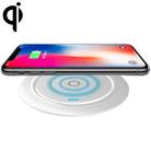 Q18 Fast Charging Qi Wireless Charger Station with Indicator Light(White) - 1