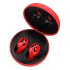Xi9 Wireless Sports Charging Bin In-ear 5.0 Mini Bluetooth Earphone(Black Red) - 1