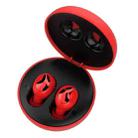 Xi9 Wireless Sports Charging Bin In-ear 5.0 Mini Bluetooth Earphone(Black Red) - 2