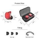 TWS-8 Touch Wireless Mini Waterproof 5.0 Bluetooth Earphone(Red) - 15