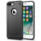 For iPhone 8 Plus & iPhone 7 Plus Shockproof Rugged Armor Protective Case(Black) - 1