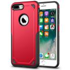 For iPhone 8 Plus & iPhone 7 Plus Shockproof Rugged Armor Protective Case(Red) - 1