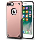 For iPhone 8 Plus & iPhone 7 Plus Shockproof Rugged Armor Protective Case(Rose Gold) - 1