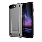 Ultra-thin TPU+PC Mechanic Shockproof Protective Case for iPhone 8 Plus & 7 Plus (Silver) - 1