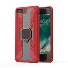 Iron Warrior Shockproof TPU + PC Protective Case for iPhone 7 Plus, with 360 Degree Rotation Holder(Red) - 1