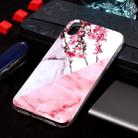 For iPhone X / XS Marble Pattern Soft TPU Case(Plum Blossom) - 1
