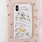 Floral Pattern Soft Case For iPhone X / XS - 1