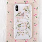 For iPhone X / XS Floral Pattern Soft Case - 1
