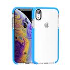 For iPhone X / XS Highly Transparent Soft TPU Case (Blue) - 1